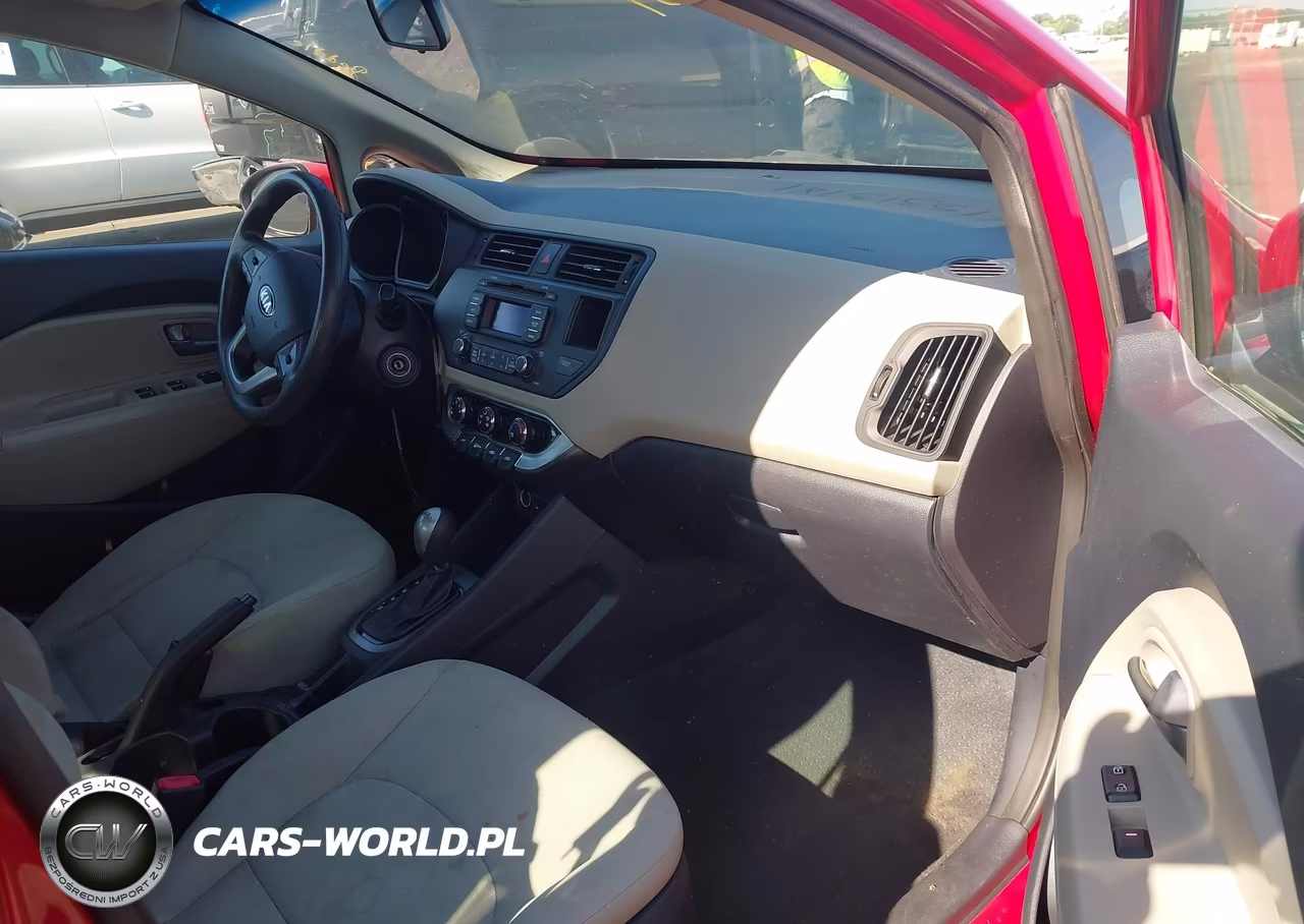 2013 Kia Rio Lx VIN:KNADM4A3XD6215455 - 5