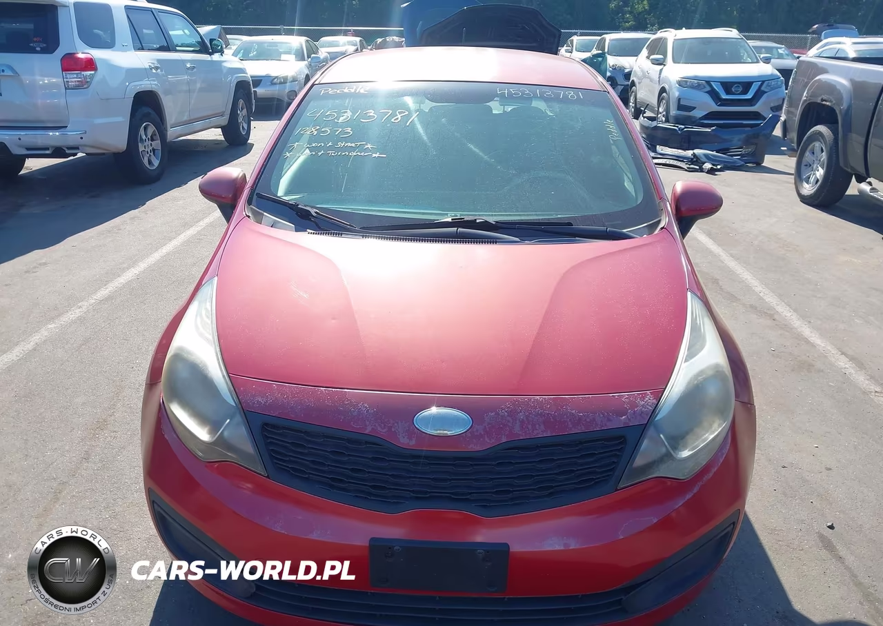 2013 Kia Rio Lx VIN:KNADM4A3XD6215455 - 6