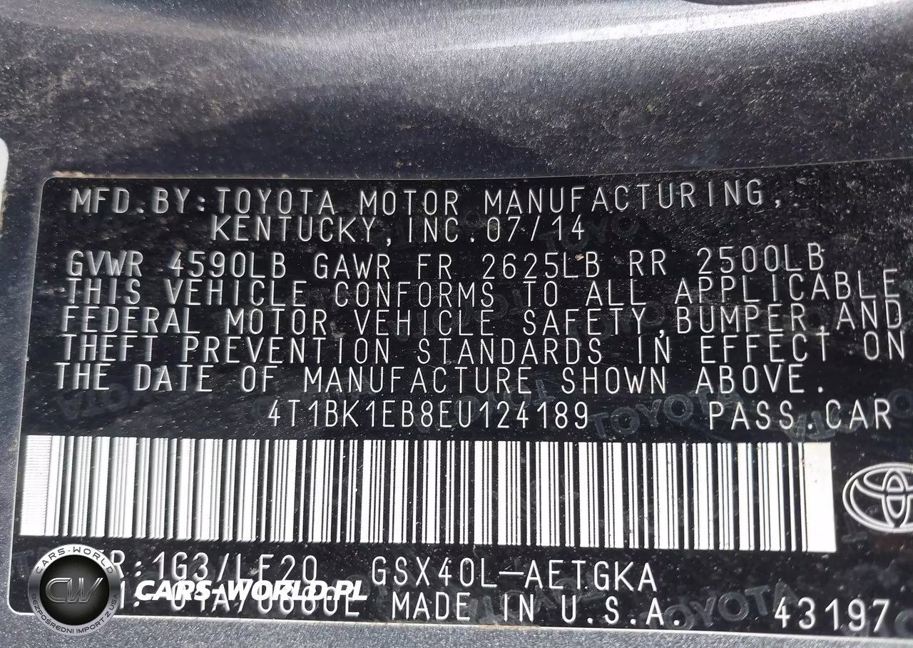 2014 Toyota Avalon Xle Premium VIN:4T1BK1EB8EU124189 - 9