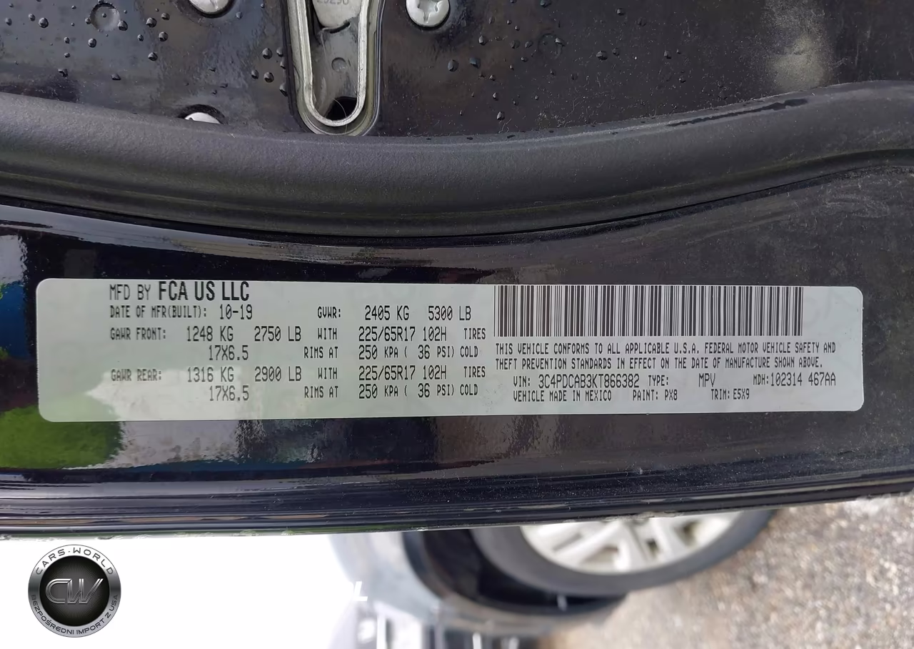 2019 Dodge Journey Se Value Package VIN:3C4PDCAB3KT866382 - 9