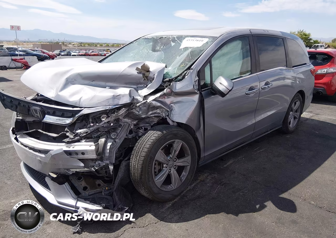 2020 Honda Odyssey Ex-L-Ex-L W-Navi Res VIN:5FNRL6H77LB070636 - 2