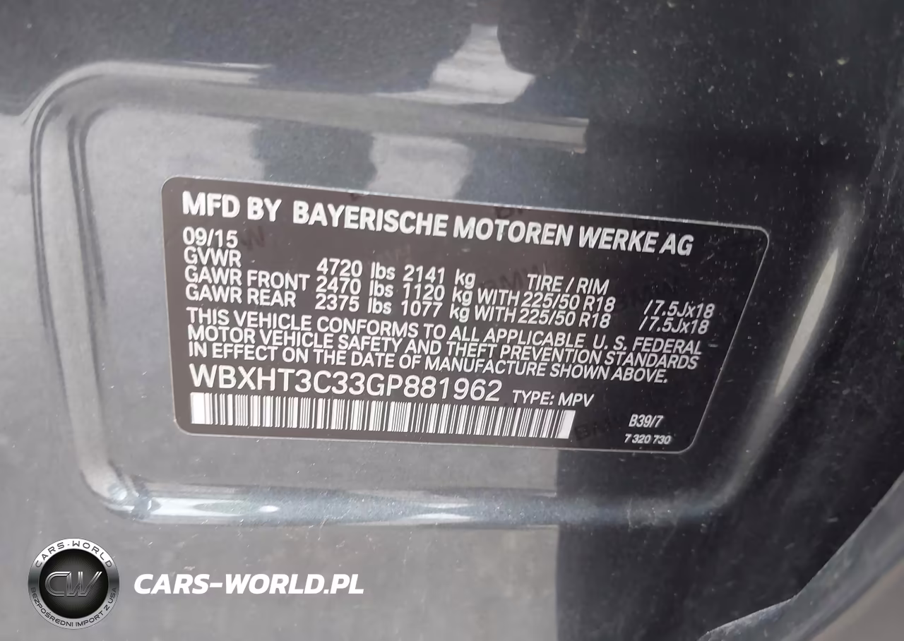 2016 BMW X1 xDrive28I VIN:WBXHT3C33GP881962 - 9