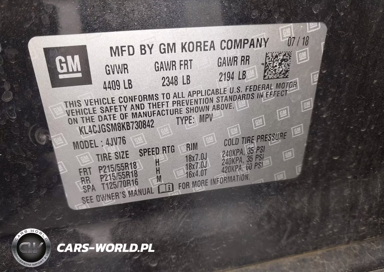 2019 Buick Encore Awd Essence VIN:KL4CJGSM8KB730842 - 9
