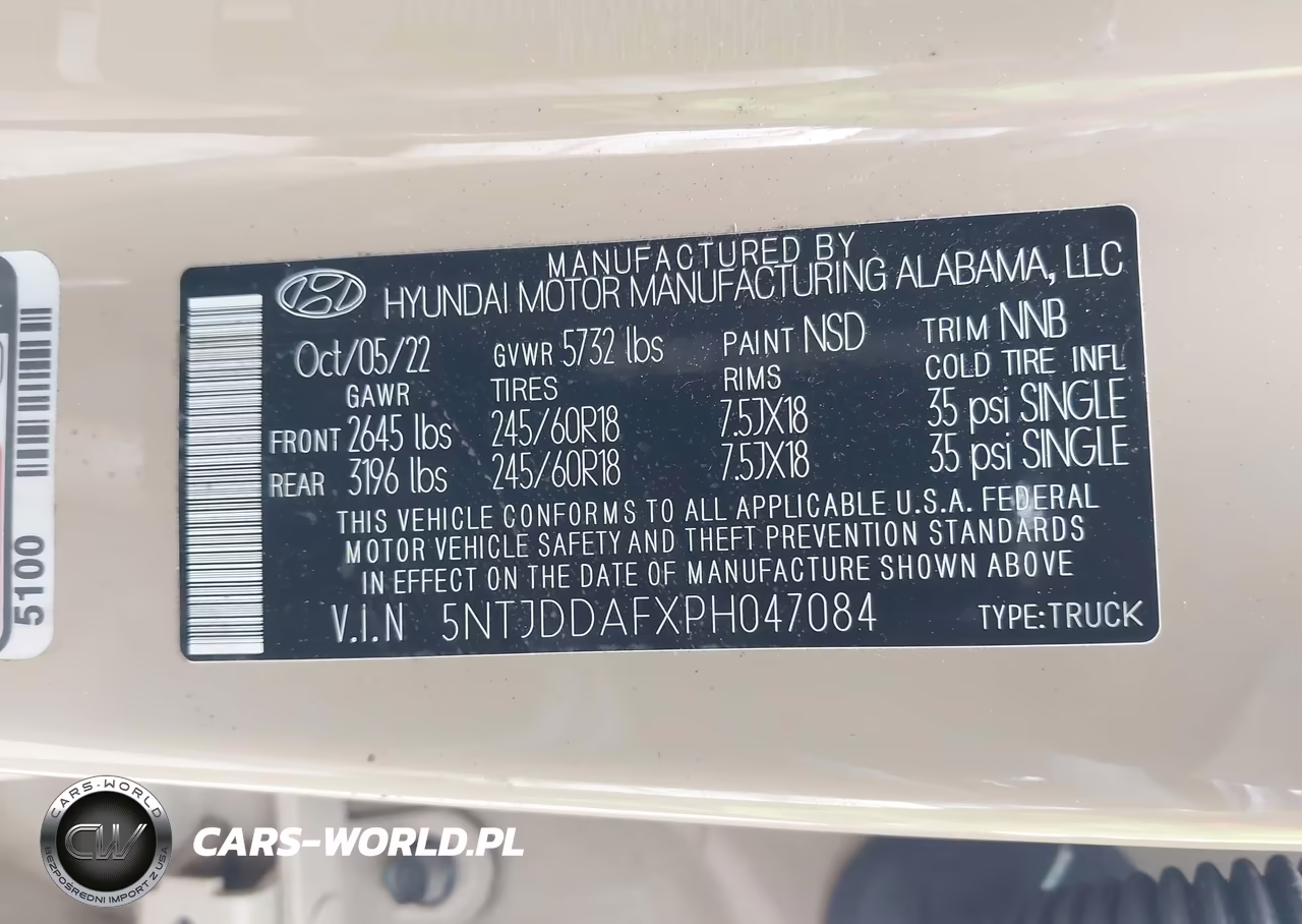 2023 Hyundai Santa Cruz Sel Premium VIN:5NTJDDAFXPH047084 - 9