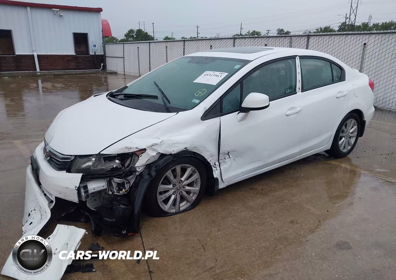 2012 Honda Civic Ex-L VIN:19XFB2F96CE006760 - 2