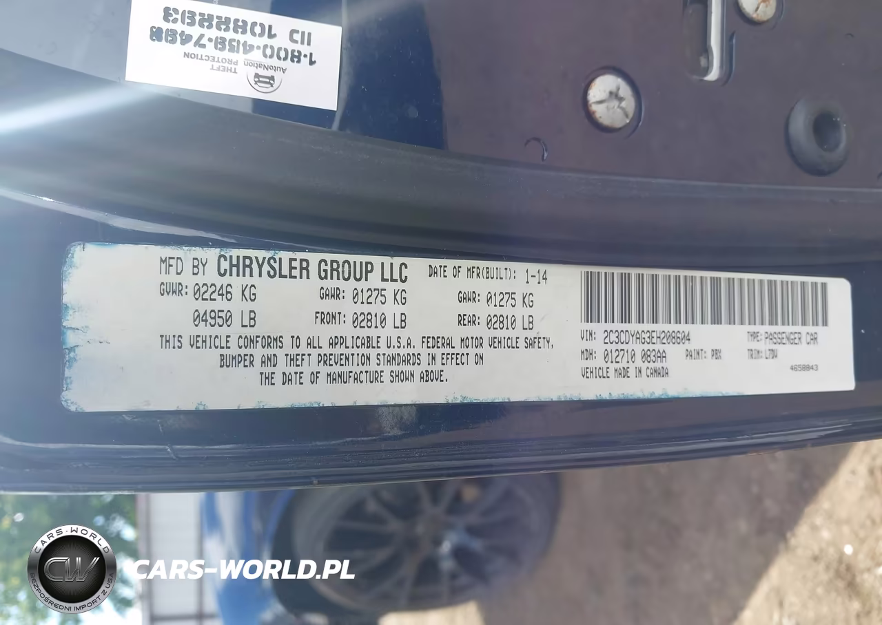 2014 Dodge Challenger Sxt VIN:2C3CDYAG3EH208604 - 9