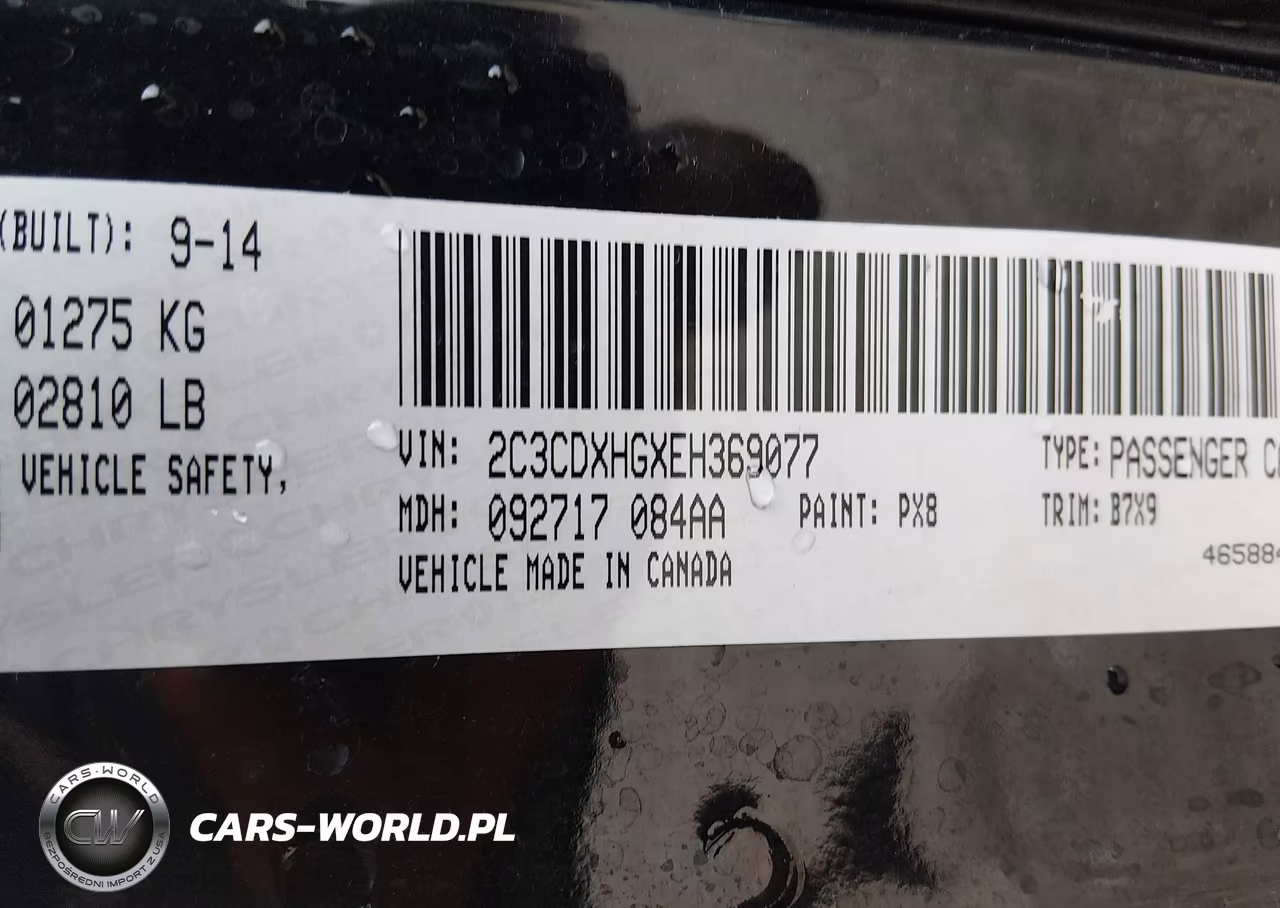 2014 Dodge Charger Sxt VIN:2C3CDXHGXEH369077 - 9