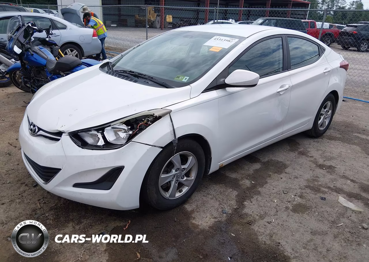 2014 Hyundai Elantra Se VIN:5NPDH4AE9EH468699 - 2