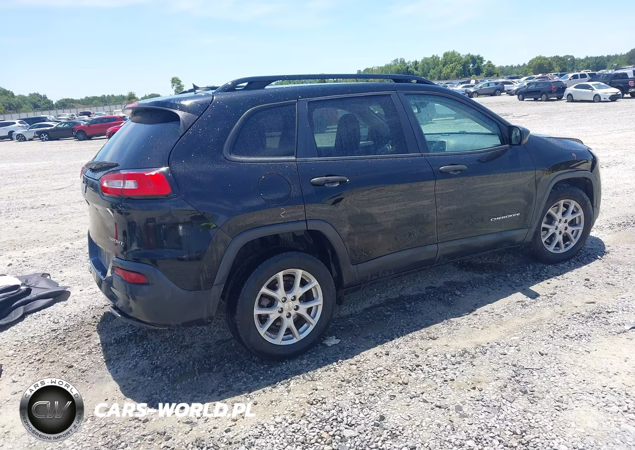 2017 Jeep Cherokee Sport Fwd VIN:1C4PJLAB7HW591921 - 4