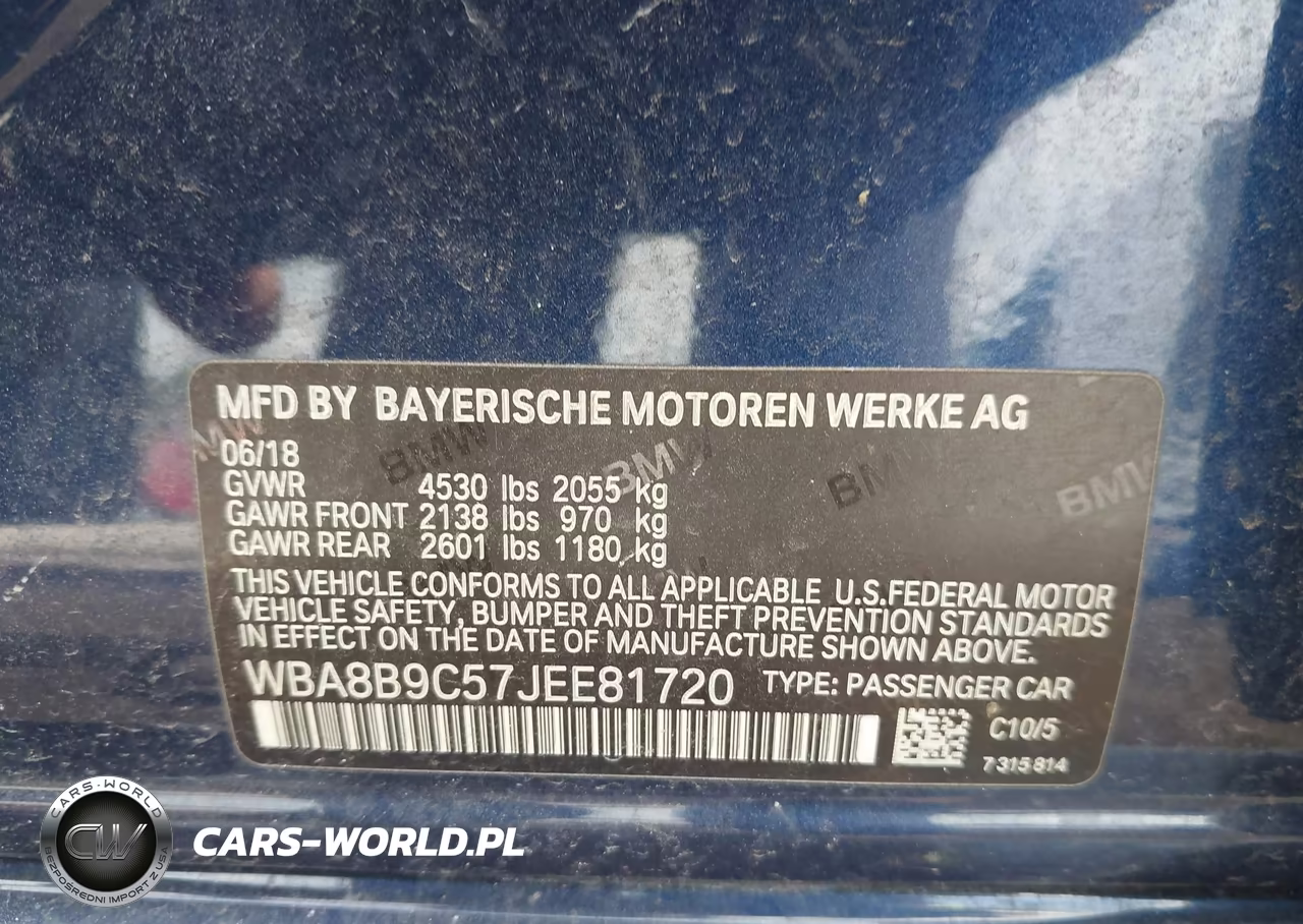 2018 BMW 330I VIN:WBA8B9C57JEE81720 - 9