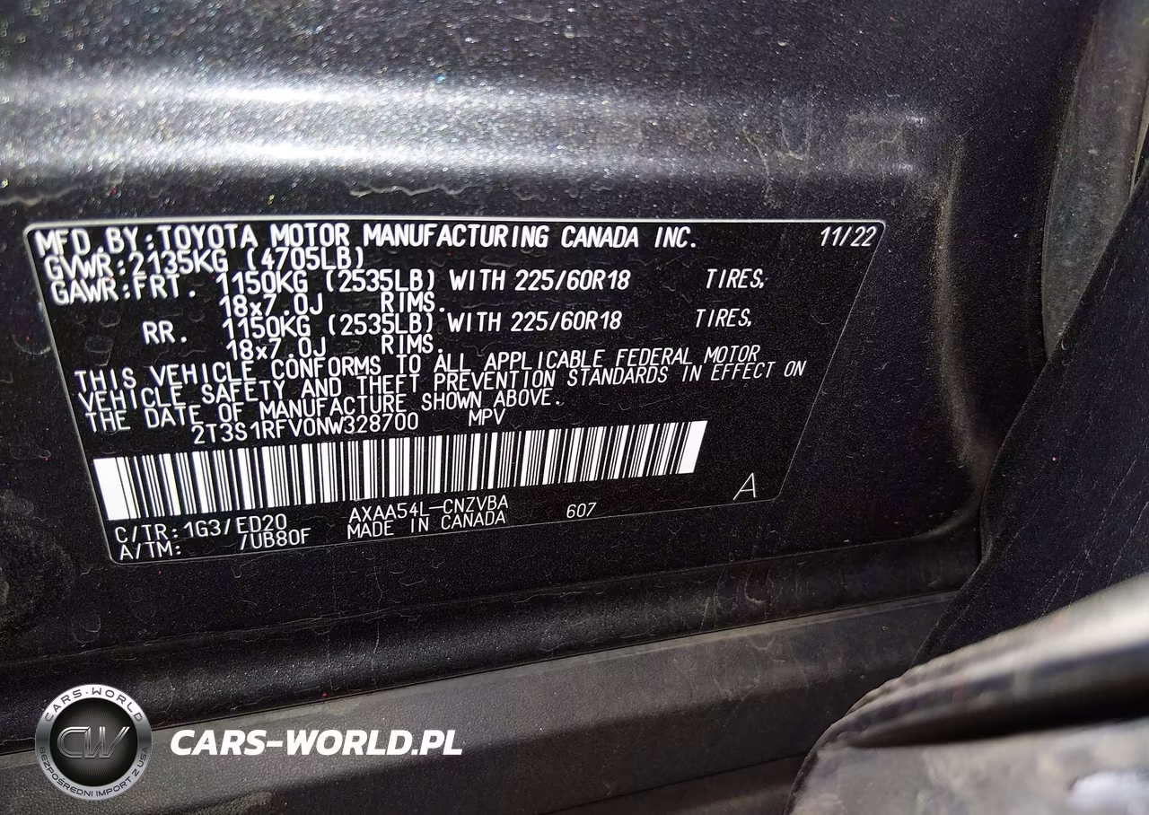 2022 Toyota Rav4 Trd Off Road VIN:2T3S1RFV0NW328700 - 9