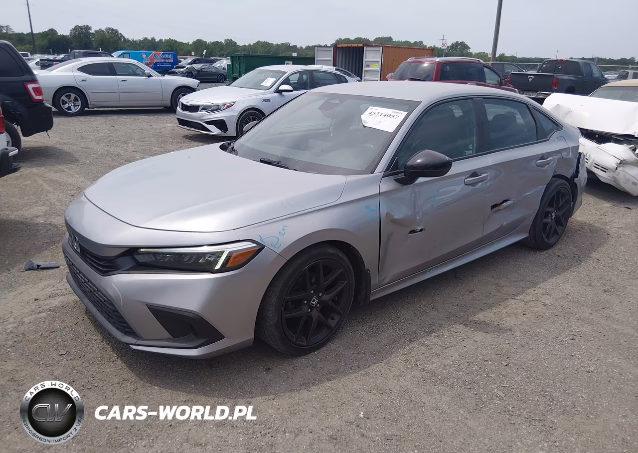 2022 Honda Civic Sport VIN:2HGFE2F58NH578393 - 2