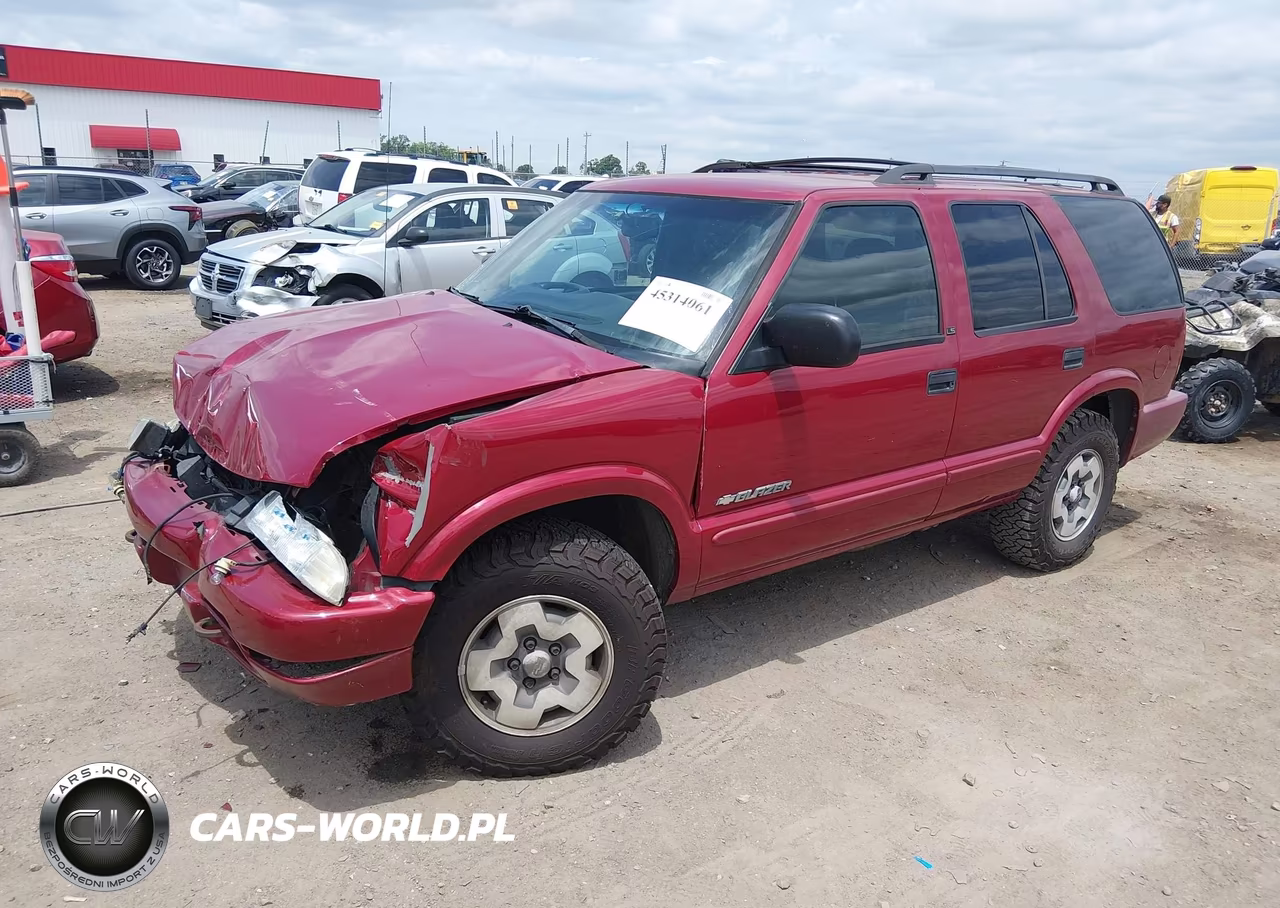 2002 Chevrolet Blazer Ls VIN:1GNDT13W92K145051 - 2