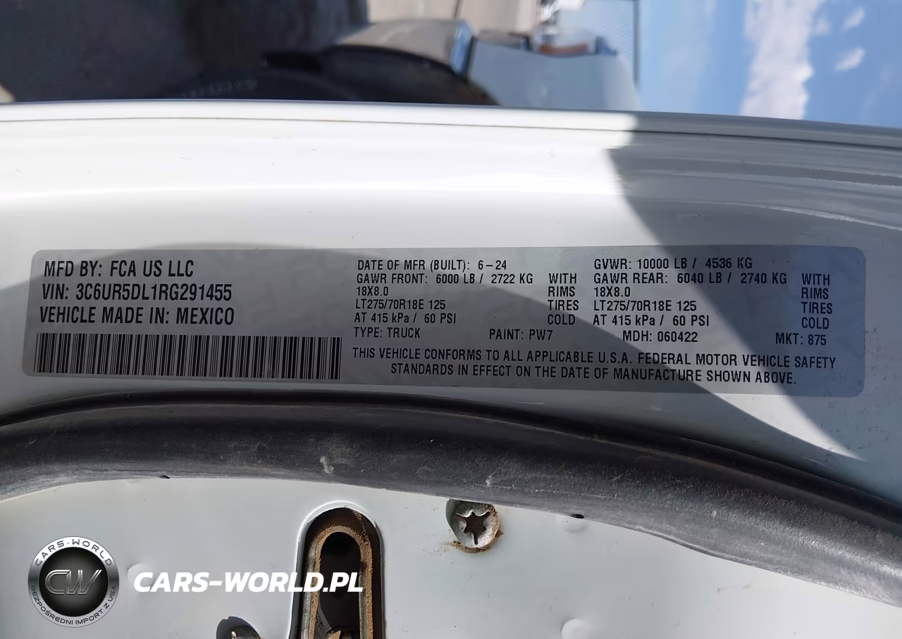 2024 Ram 2500 Big Horn 4X4 6'4 Box VIN:3C6UR5DL1RG291455 - 9