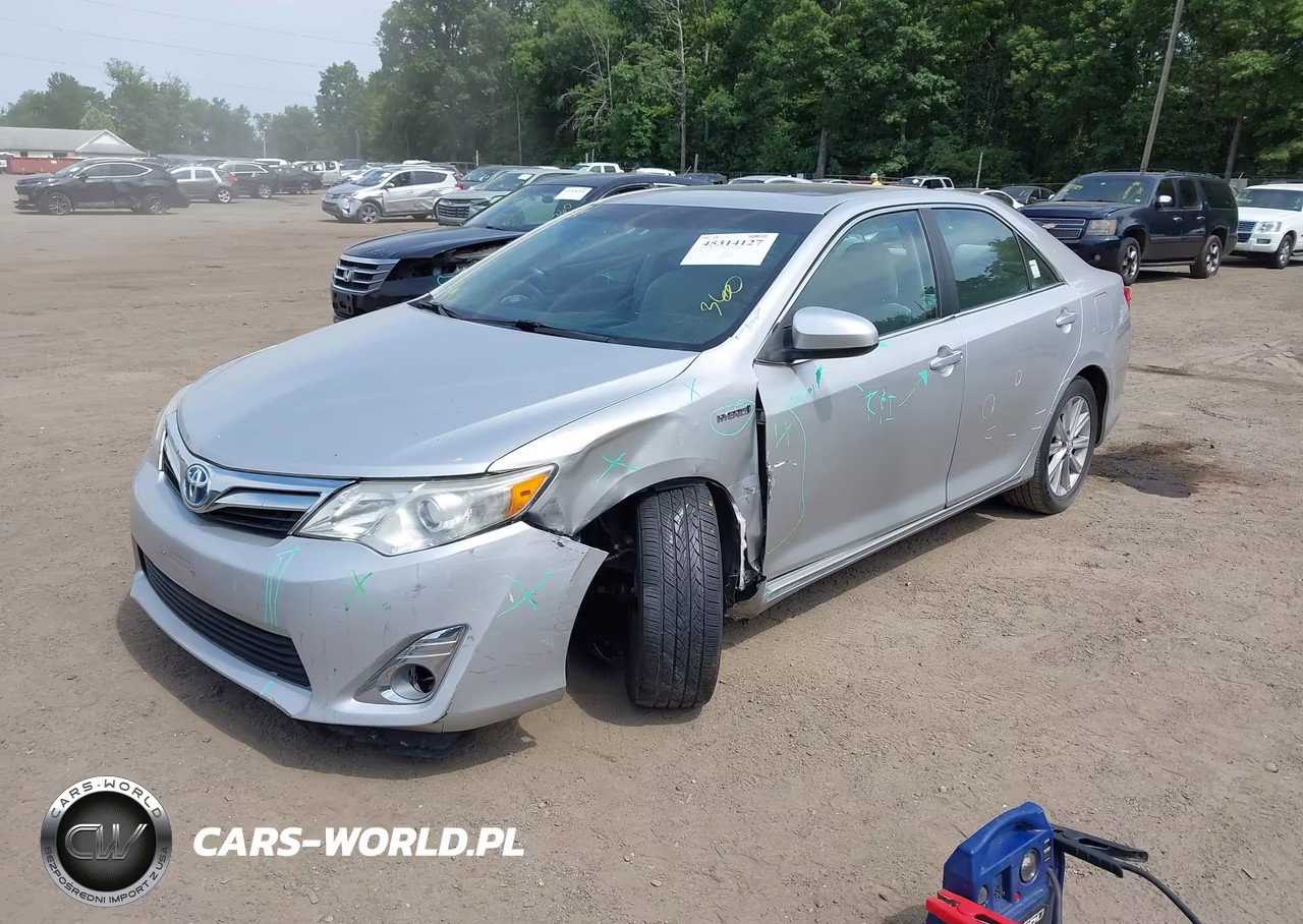 2014 Toyota Camry Hybrid Xle VIN:4T1BD1FK6EU122448 - 2
