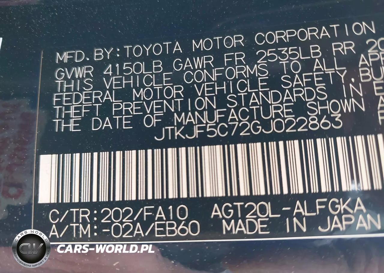 2016 Scion Tc VIN:JTKJF5C72GJ022863 - 9