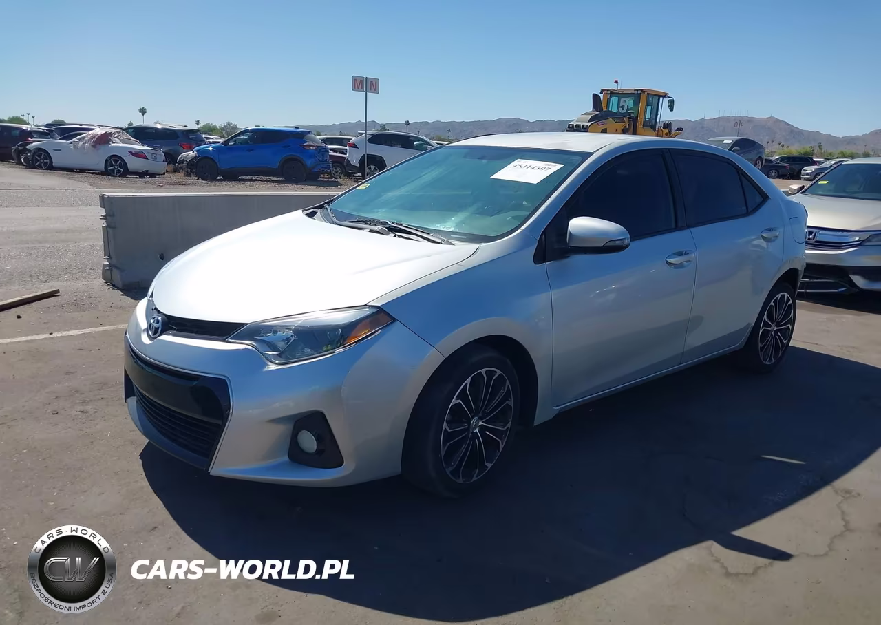 2014 Toyota Corolla S Plus VIN:5YFBURHE5EP020369 - 2