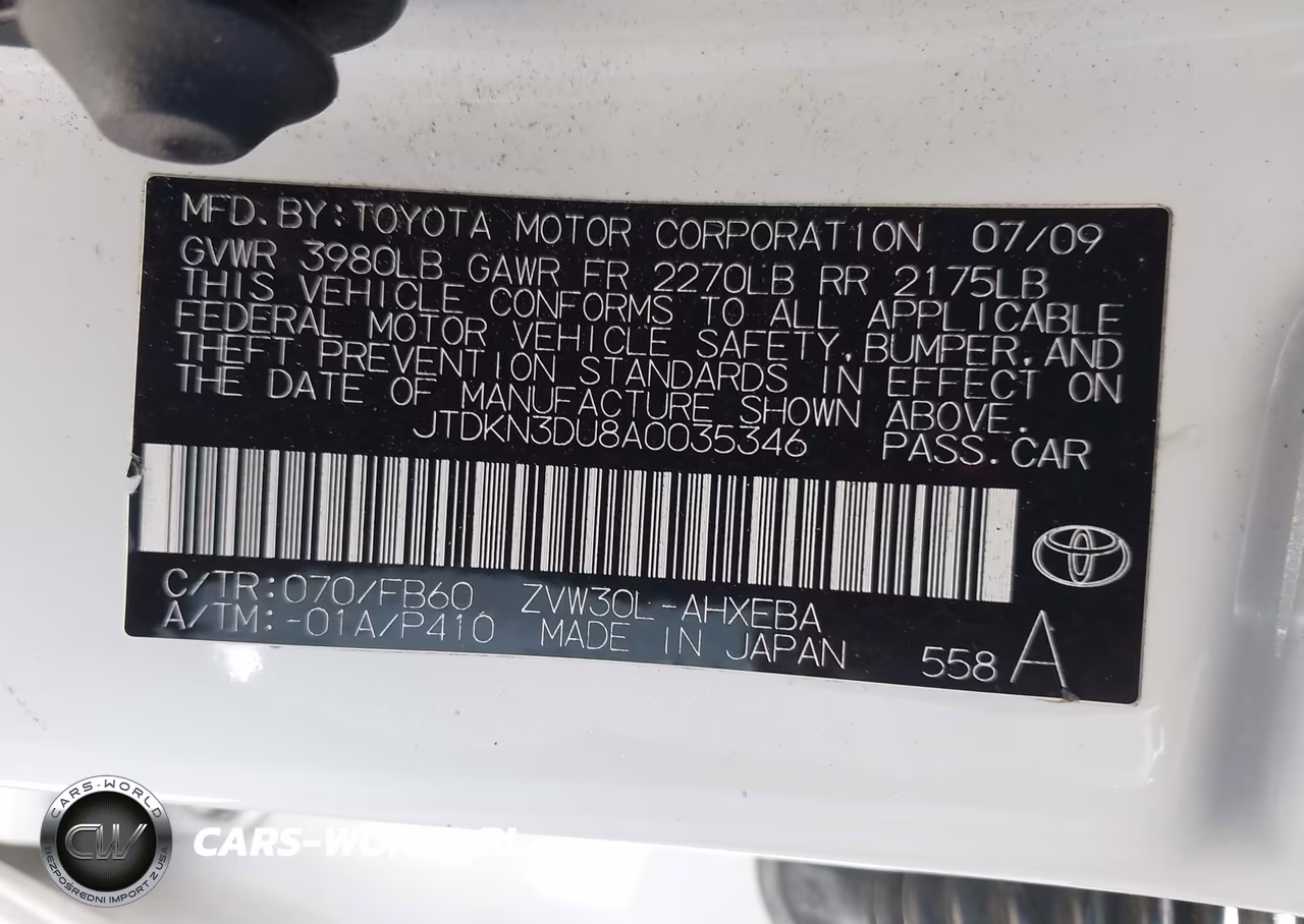 2010 Toyota Prius Iii VIN:JTDKN3DU8A0035346 - 9