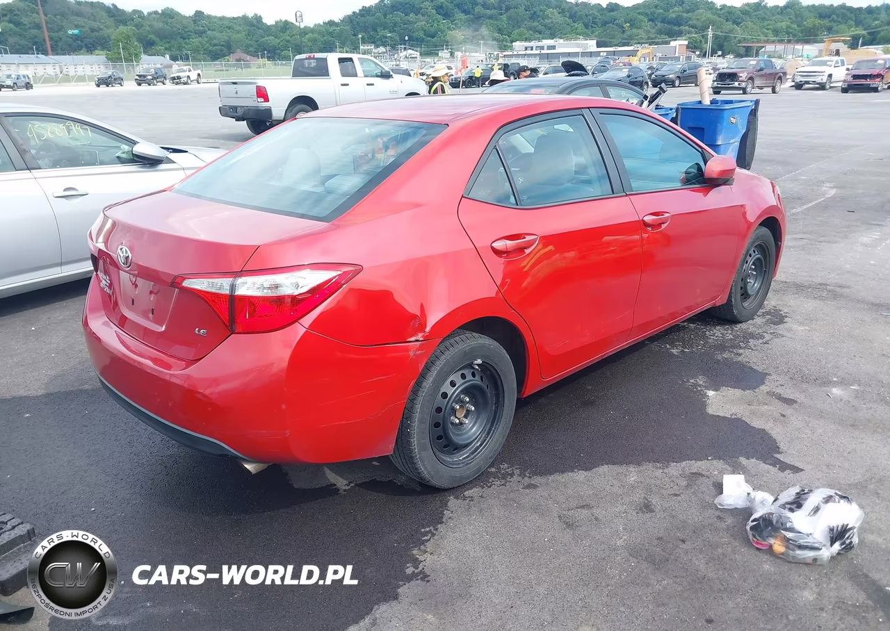 2016 Toyota Corolla Le VIN:2T1BURHE9GC606236 - 4