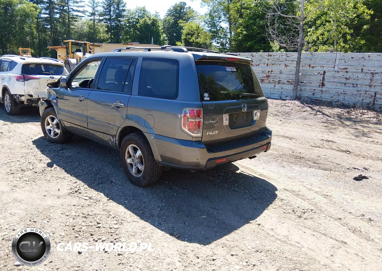 2007 Honda Pilot Ex-L VIN:5FNYF18587B025389 - 3