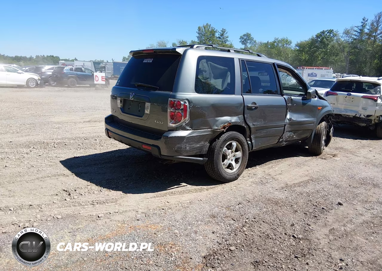 2007 Honda Pilot Ex-L VIN:5FNYF18587B025389 - 4
