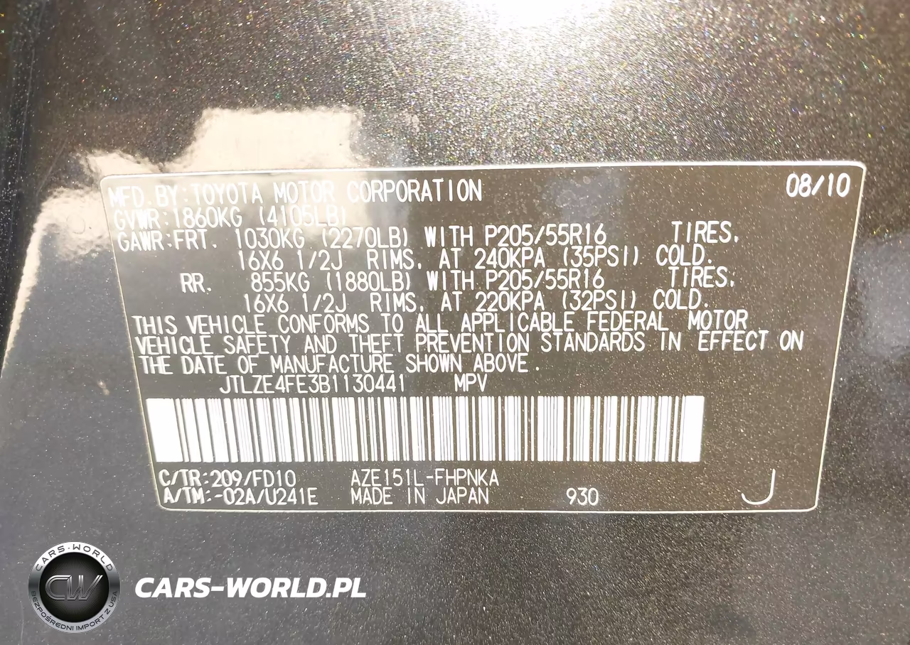 2011 Scion Xb VIN:JTLZE4FE3B1130441 - 9