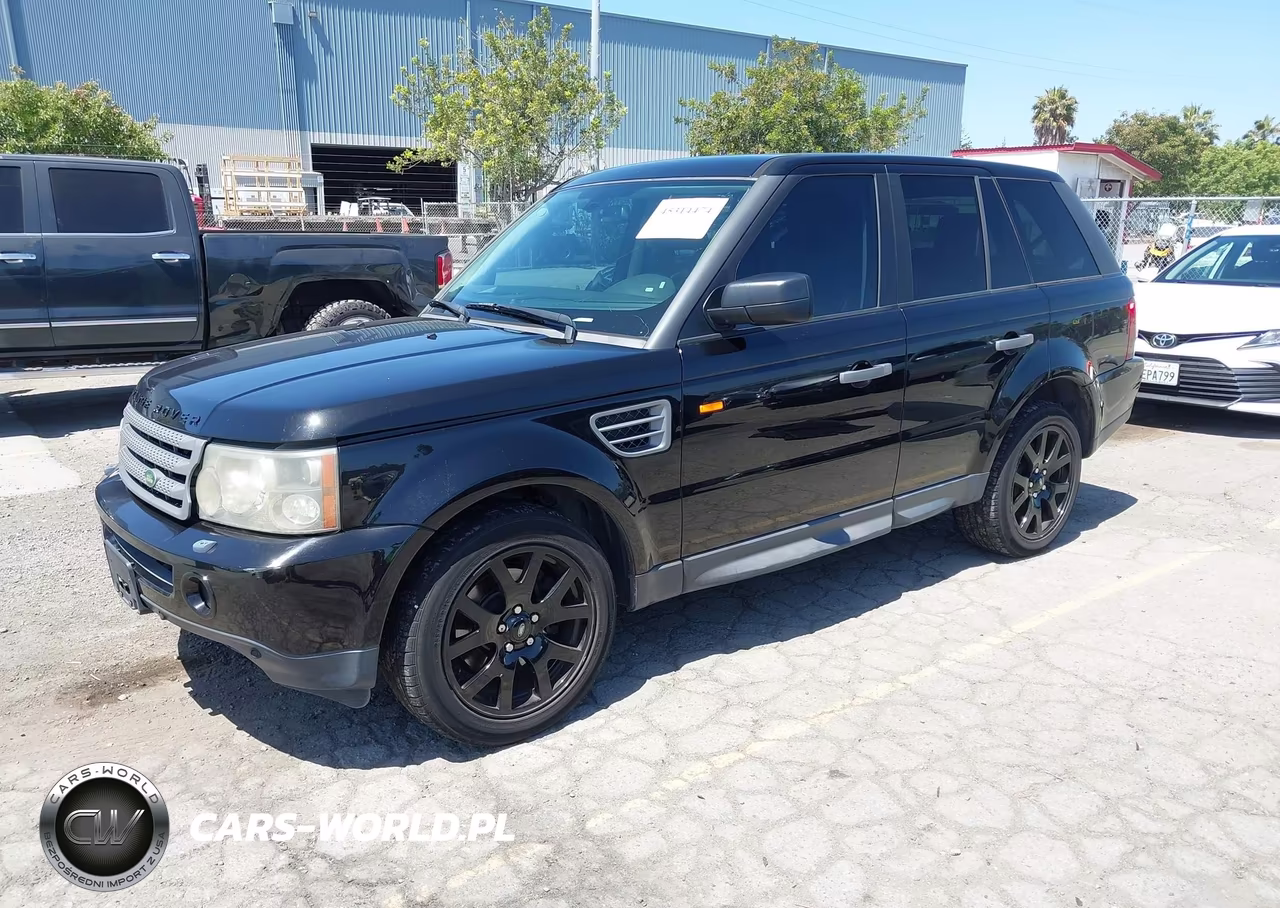 2008 Land Rover Range Rover Sport Hse VIN:SALSK25408A186373 - 2