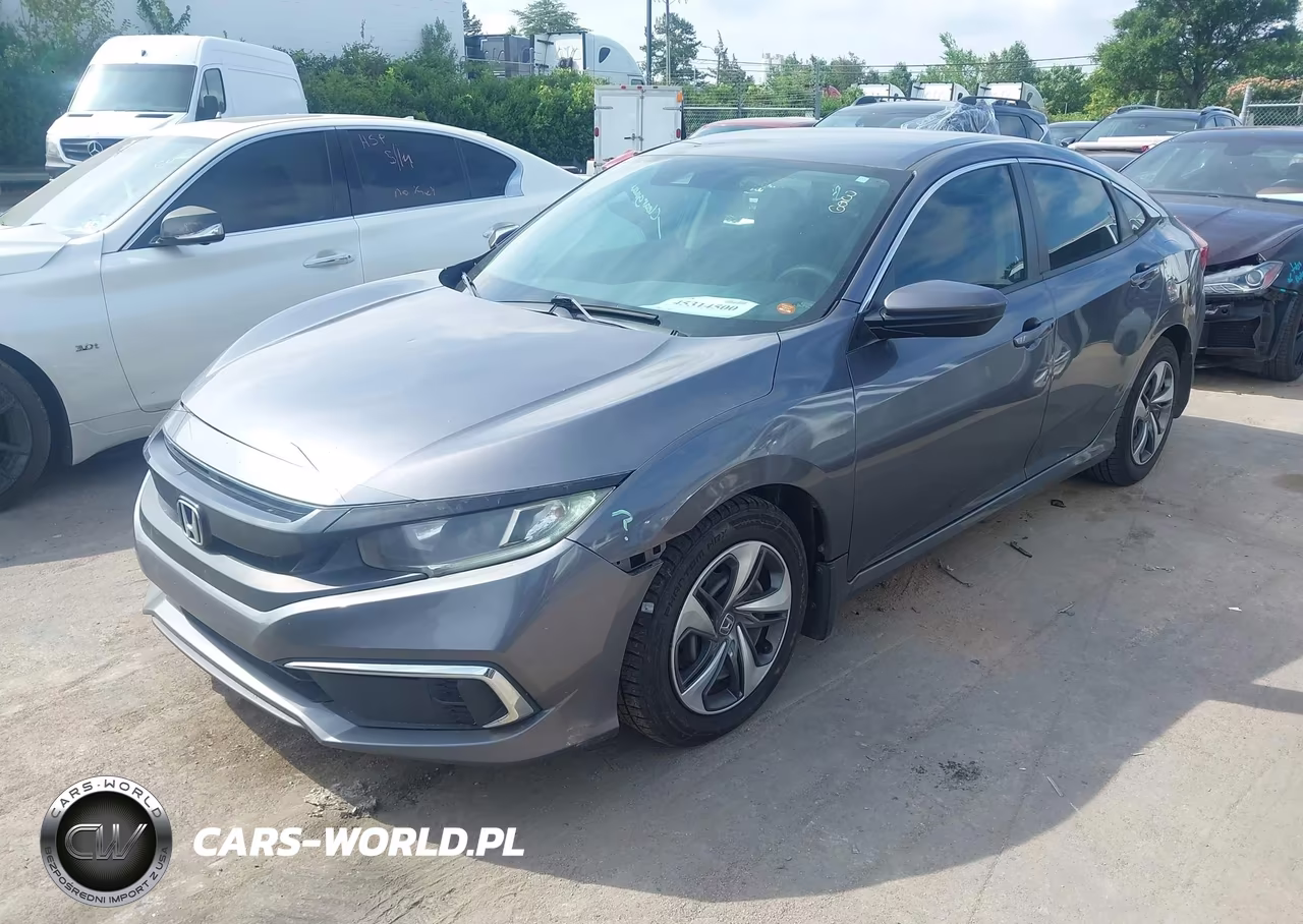 2019 Honda Civic Lx VIN:19XFC2F62KE031060 - 2