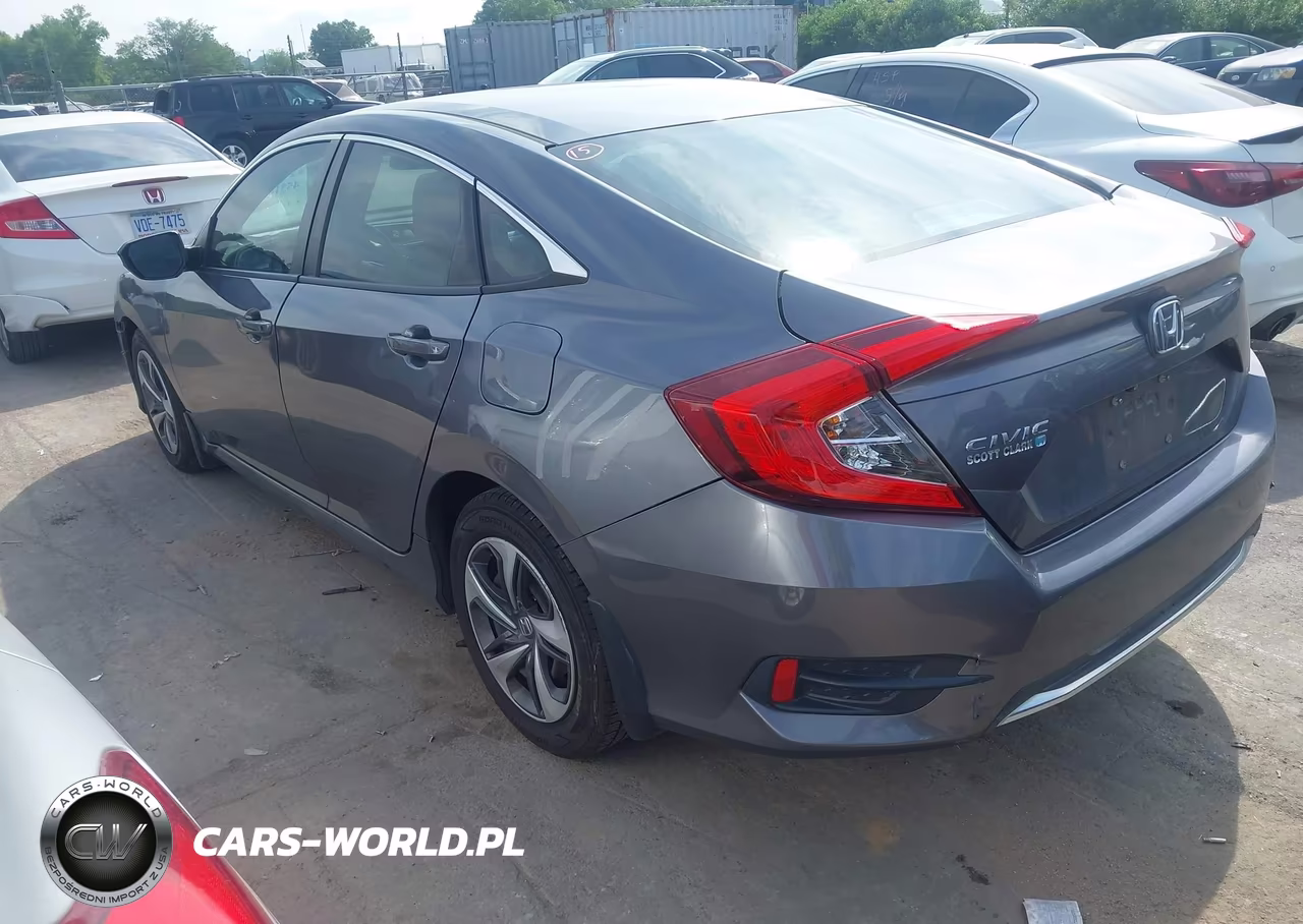2019 Honda Civic Lx VIN:19XFC2F62KE031060 - 3