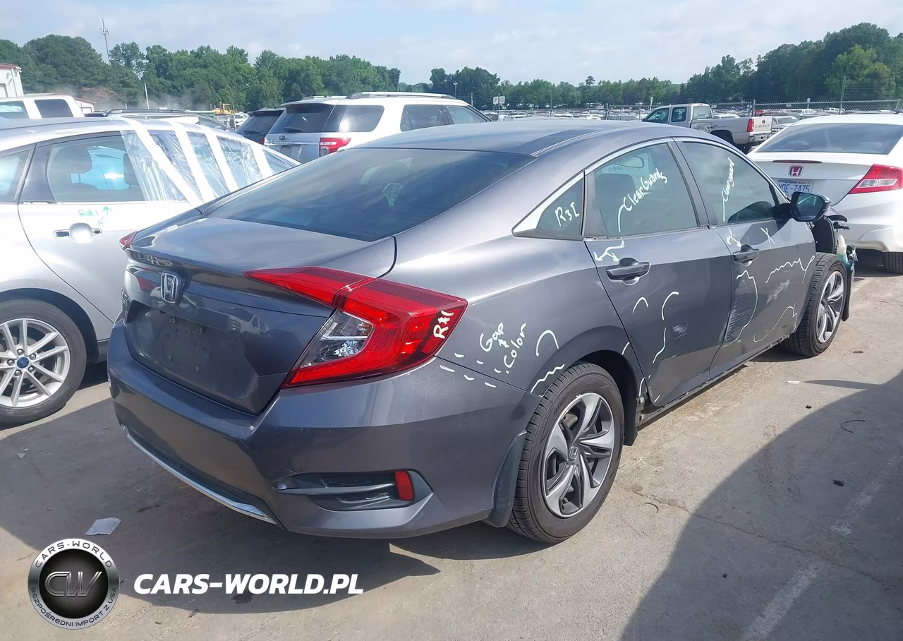 2019 Honda Civic Lx VIN:19XFC2F62KE031060 - 4