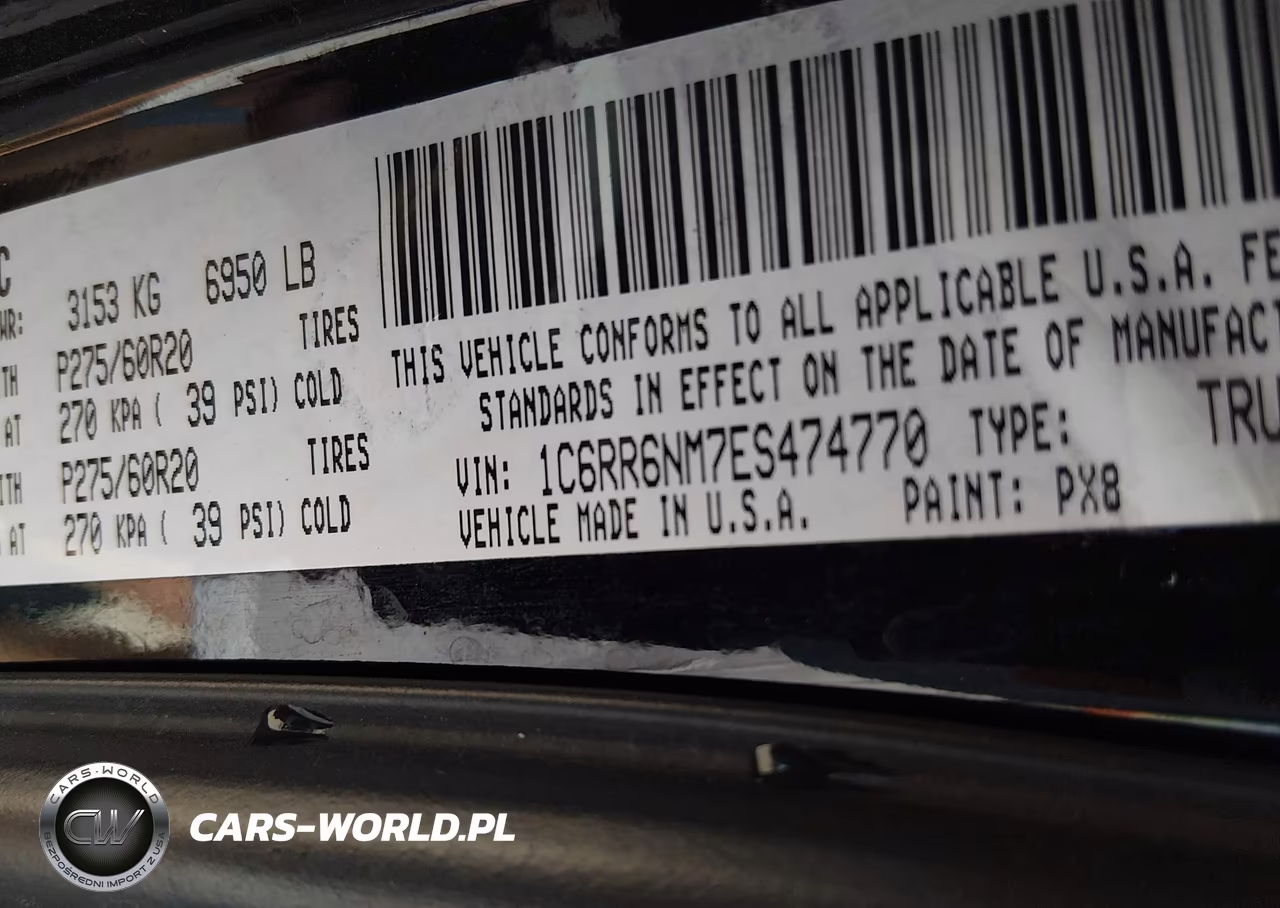 2014 Ram 1500 Laramie VIN:1C6RR6NM7ES474770 - 9