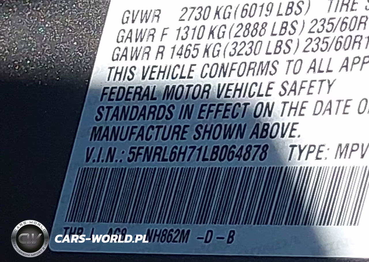 2020 HONDA ODYSSEY EX EXL VIN:5FNRL6H71LB064878 - 9