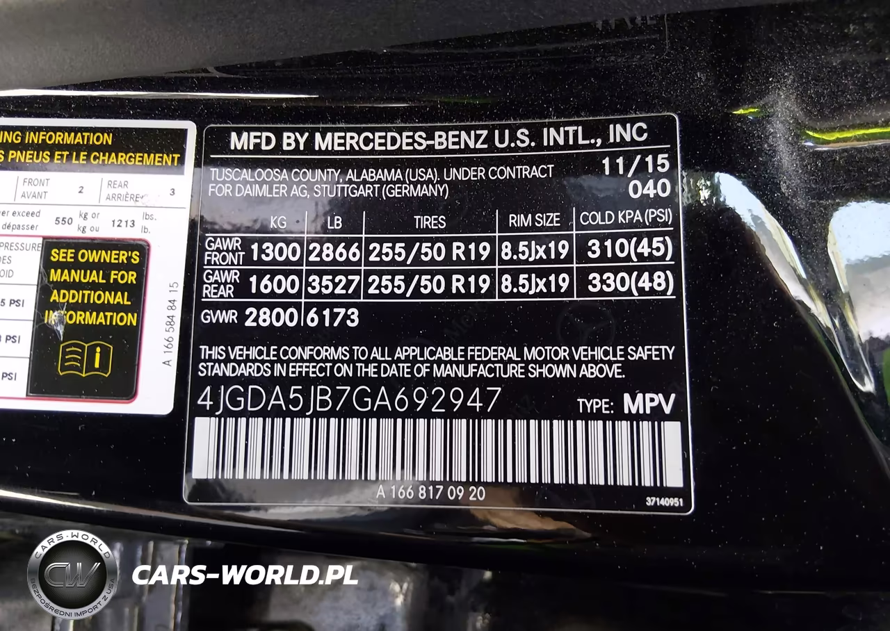 2016 Mercedes-Benz Gle 350 VIN:4JGDA5JB7GA692947 - 9