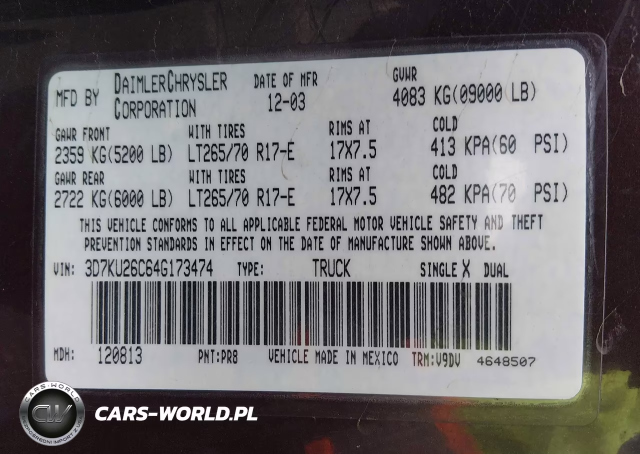 2004 Dodge Ram 2500 Slt-Laramie VIN:3D7KU26C64G173474 - 9
