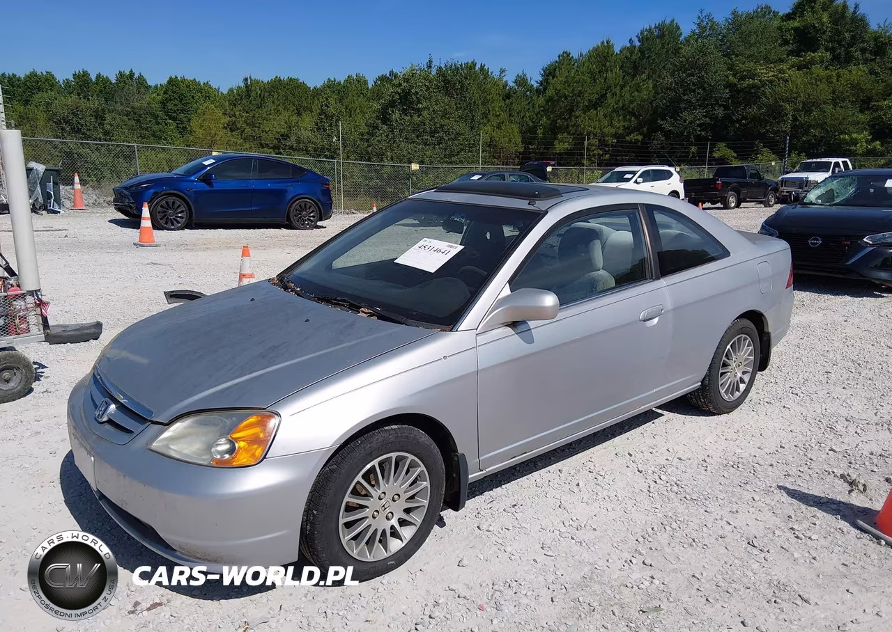 2001 Honda Civic Ex VIN:1HGEM22971L091013 - 2