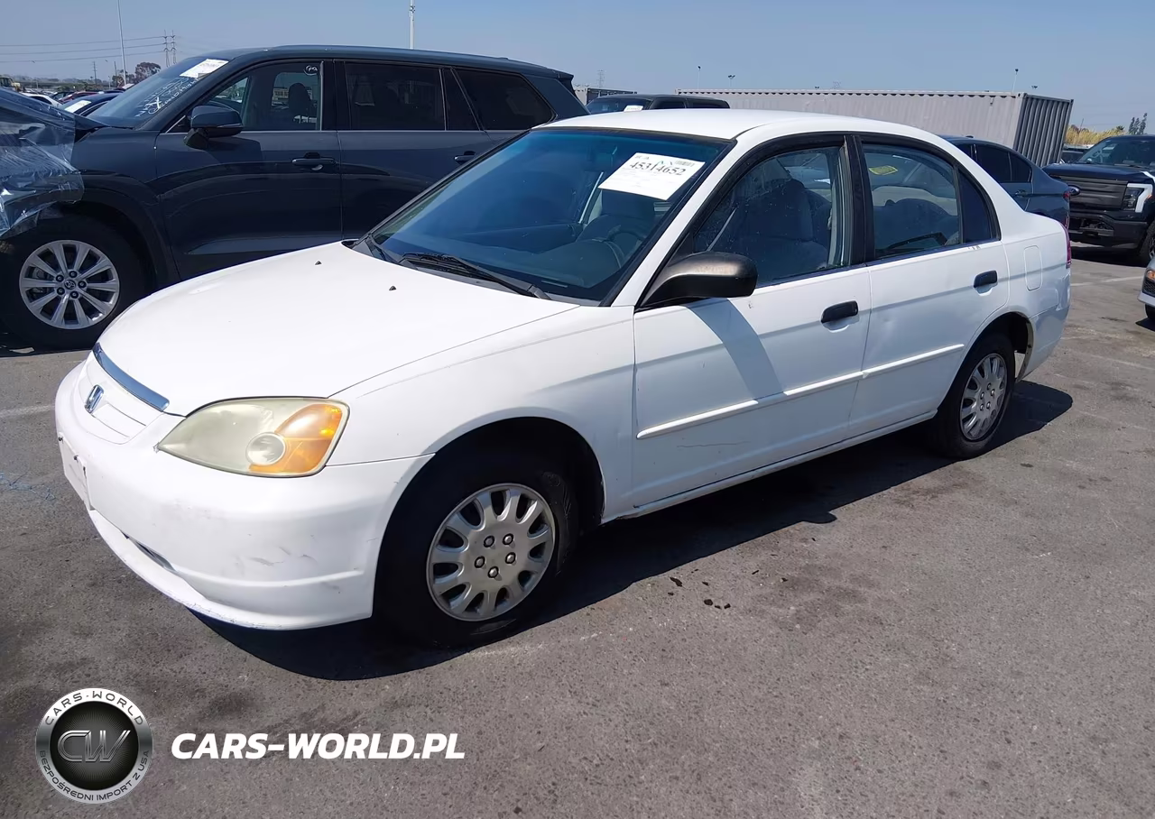 2001 Honda Civic Lx VIN:2HGES16541H545609 - 2