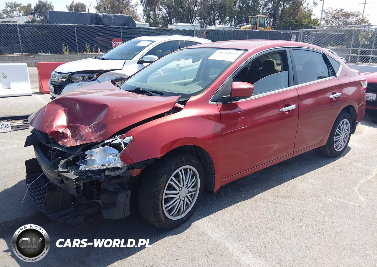 2014 Nissan Sentra Sv VIN:3N1AB7AP3EY297252 - 2