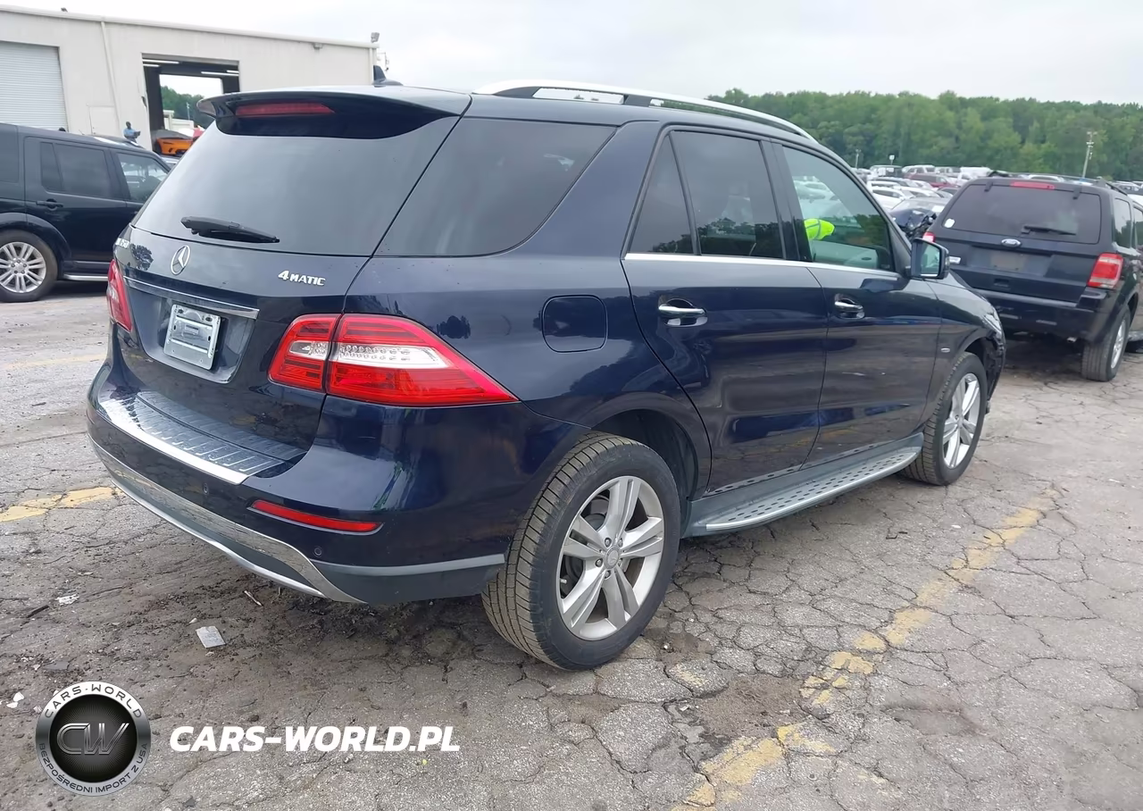 2012 Mercedes-Benz Ml 350 4Matic VIN:4JGDA5HBXCA024477 - 4