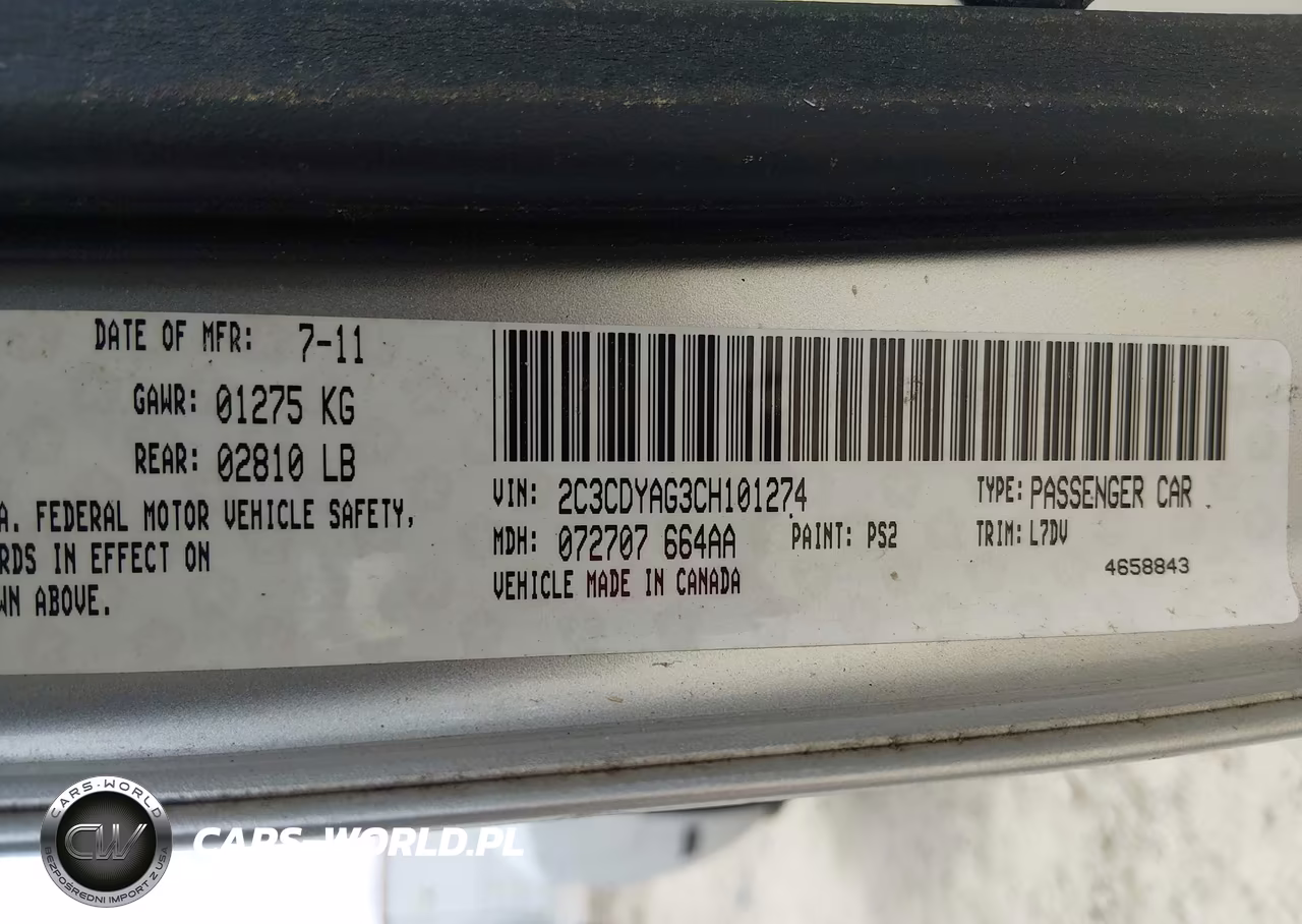 2012 Dodge Challenger Sxt VIN:2C3CDYAG3CH101274 - 9