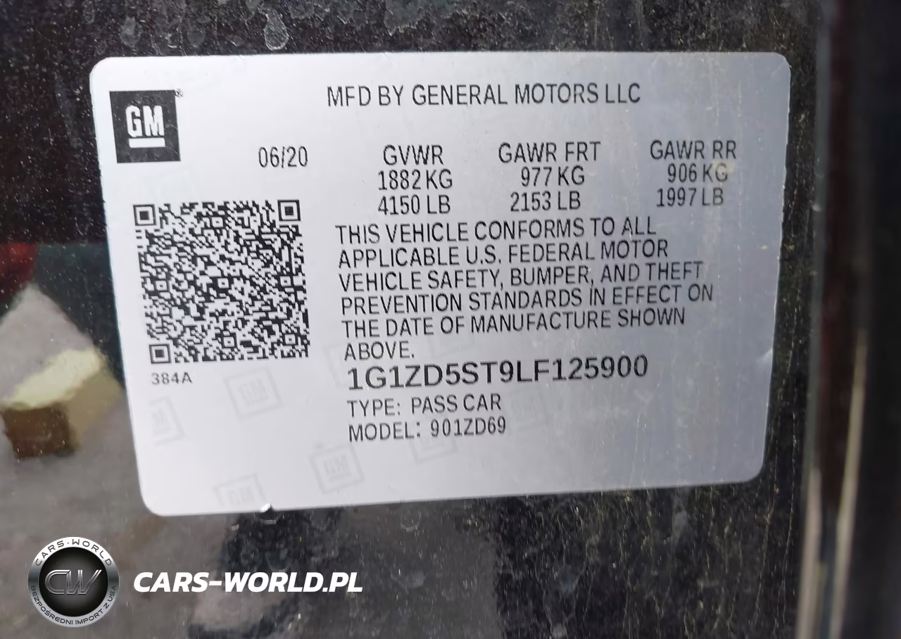 2020 Chevrolet Malibu Fwd Lt VIN:1G1ZD5ST9LF125900 - 9