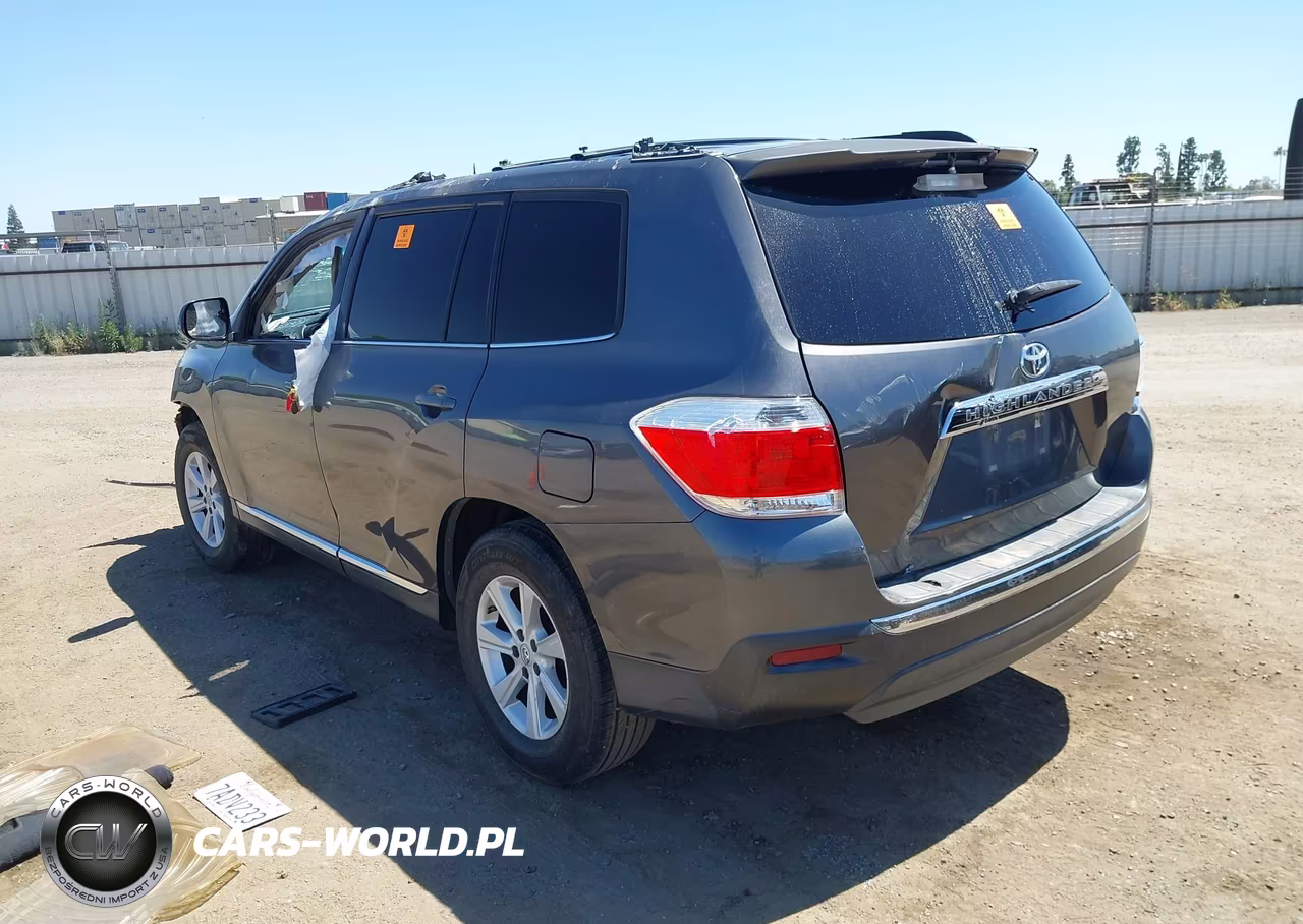2013 Toyota Highlander Base Plus VIN:5TDZA3EH9DS039340 - 3