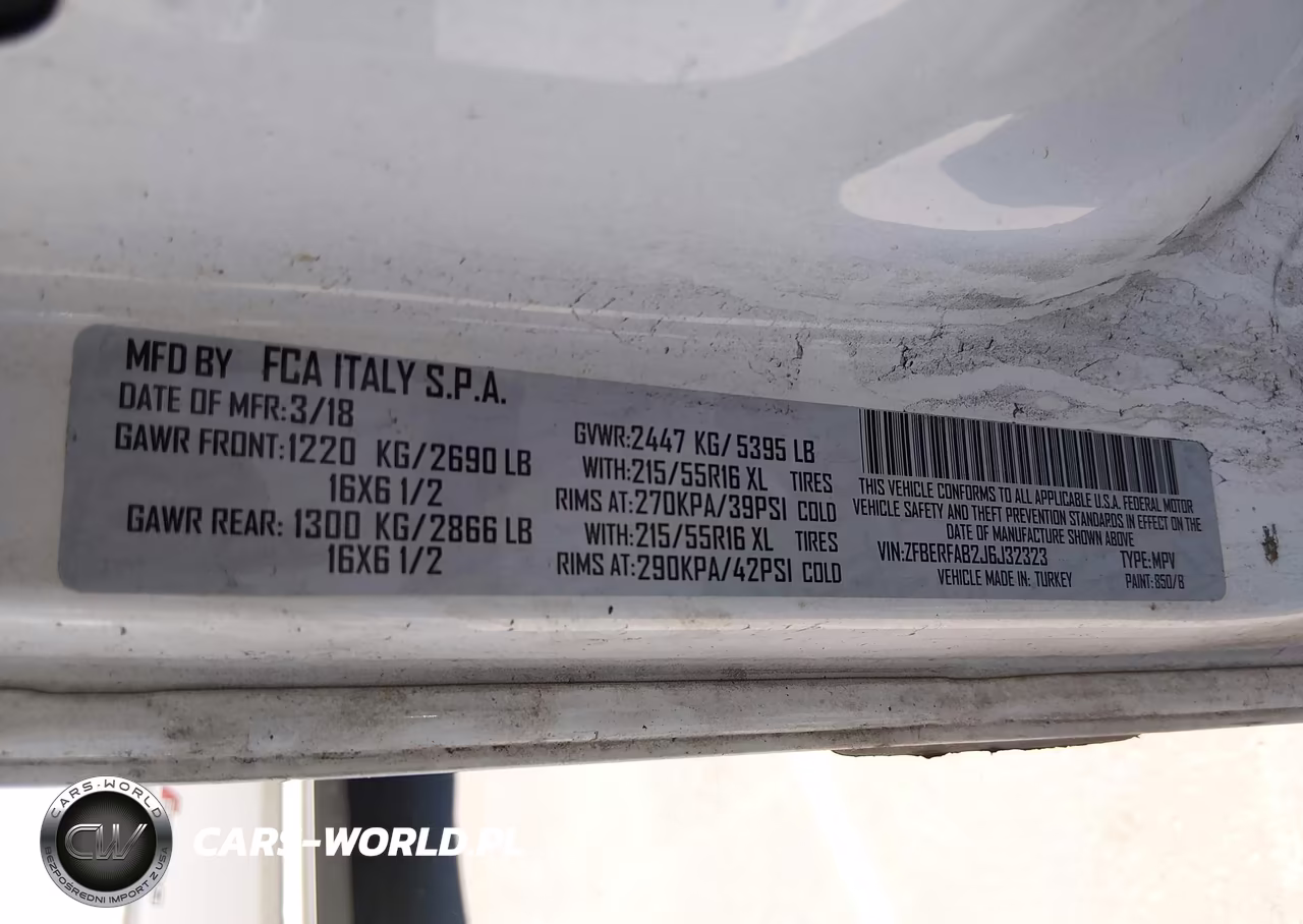 2018 Ram Promaster City Tradesman VIN:ZFBERFAB2J6J32323 - 9