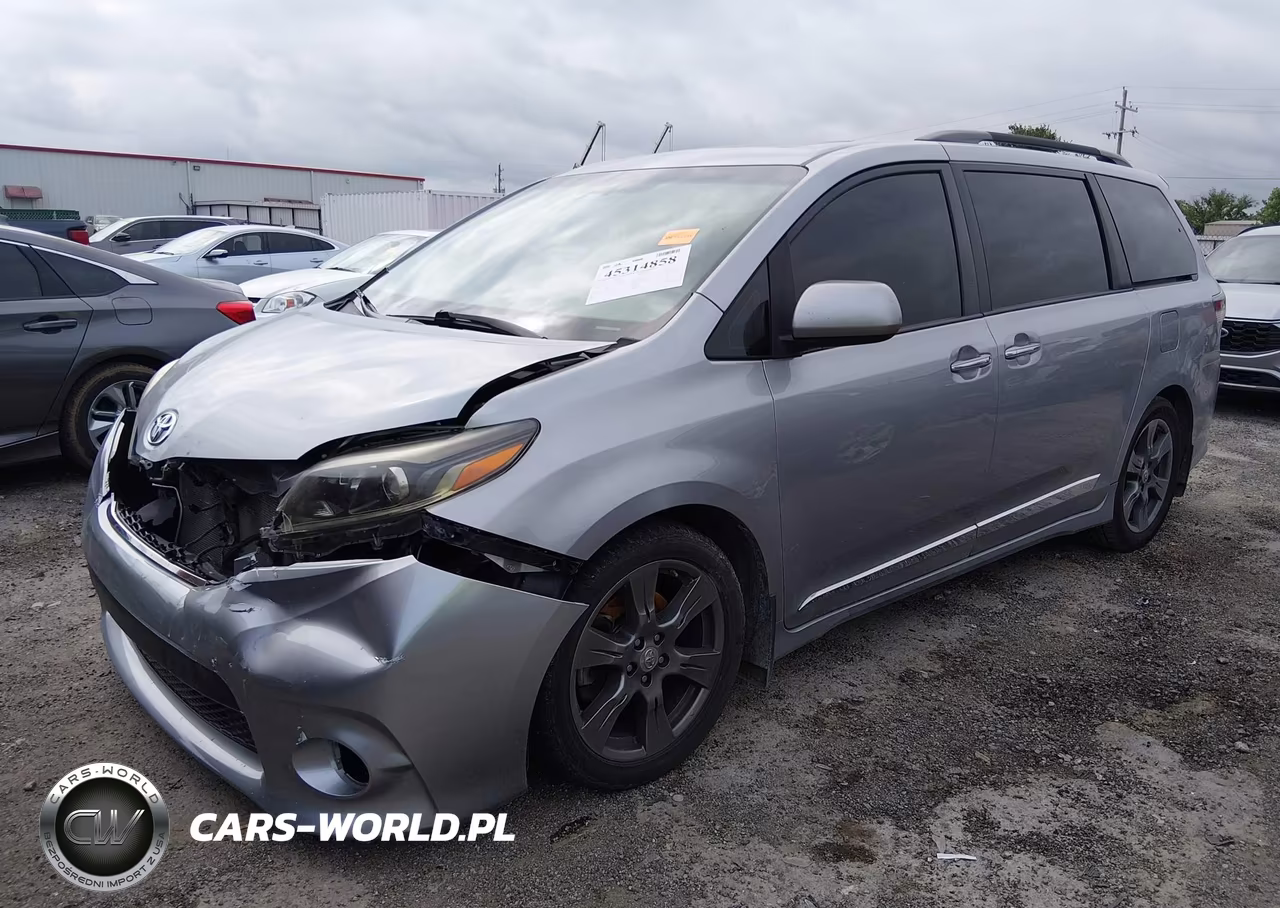2017 Toyota Sienna Se Premium 8 Passenger VIN:5TDXZ3DC0HS884234 - 2