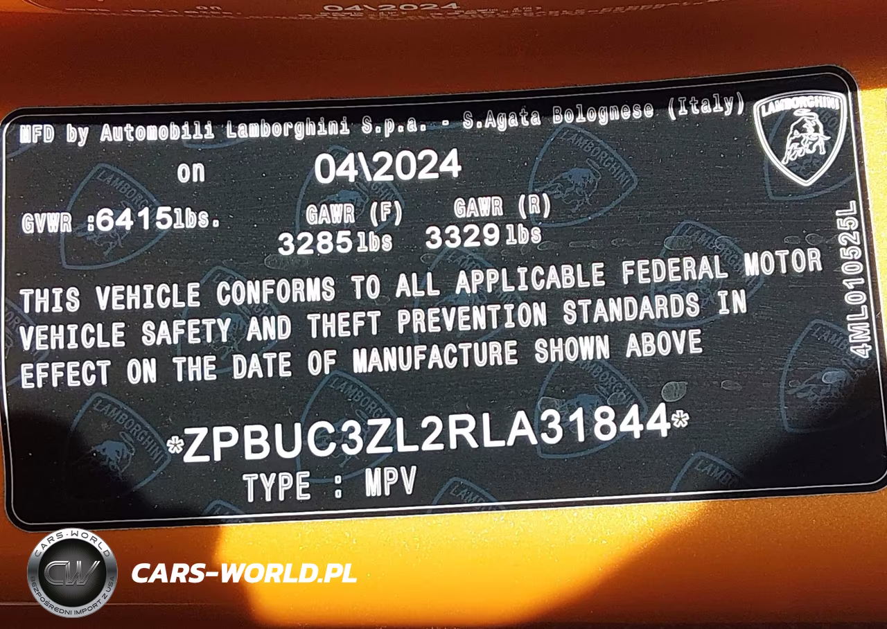 2024 Lamborghini Urus Performante VIN:ZPBUC3ZL2RLA31844 - 9