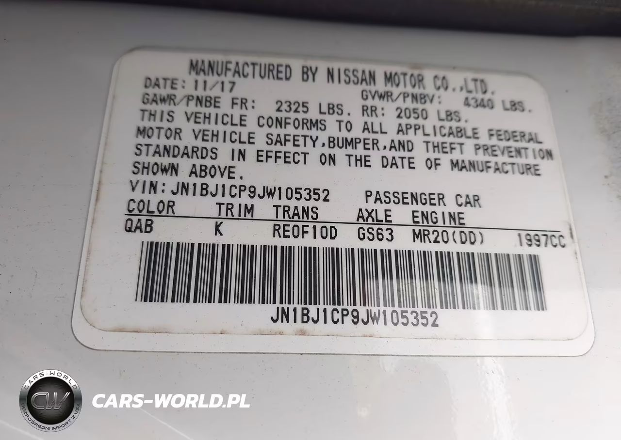 2018 Nissan Rogue Sport Sl VIN:JN1BJ1CP9JW105352 - 9