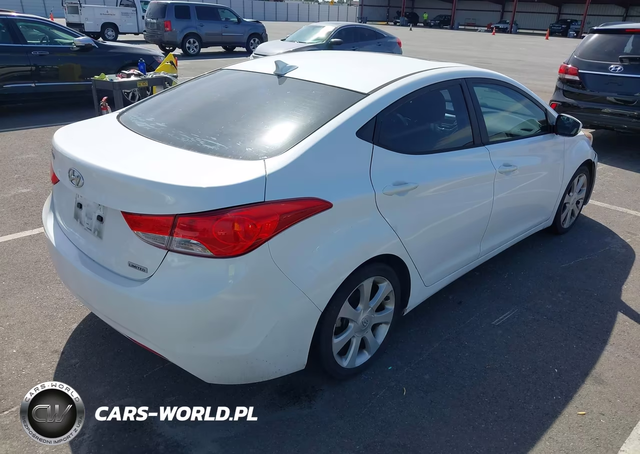 2013 Hyundai Elantra Limited VIN:5NPDH4AE4DH184489 - 4