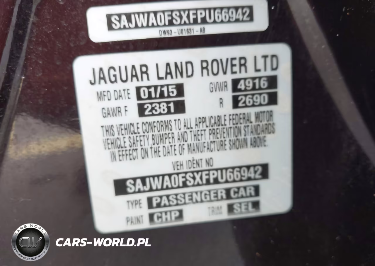 2015 Jaguar Xf 2.0T Premium VIN:SAJWA0FSXFPU66942 - 9