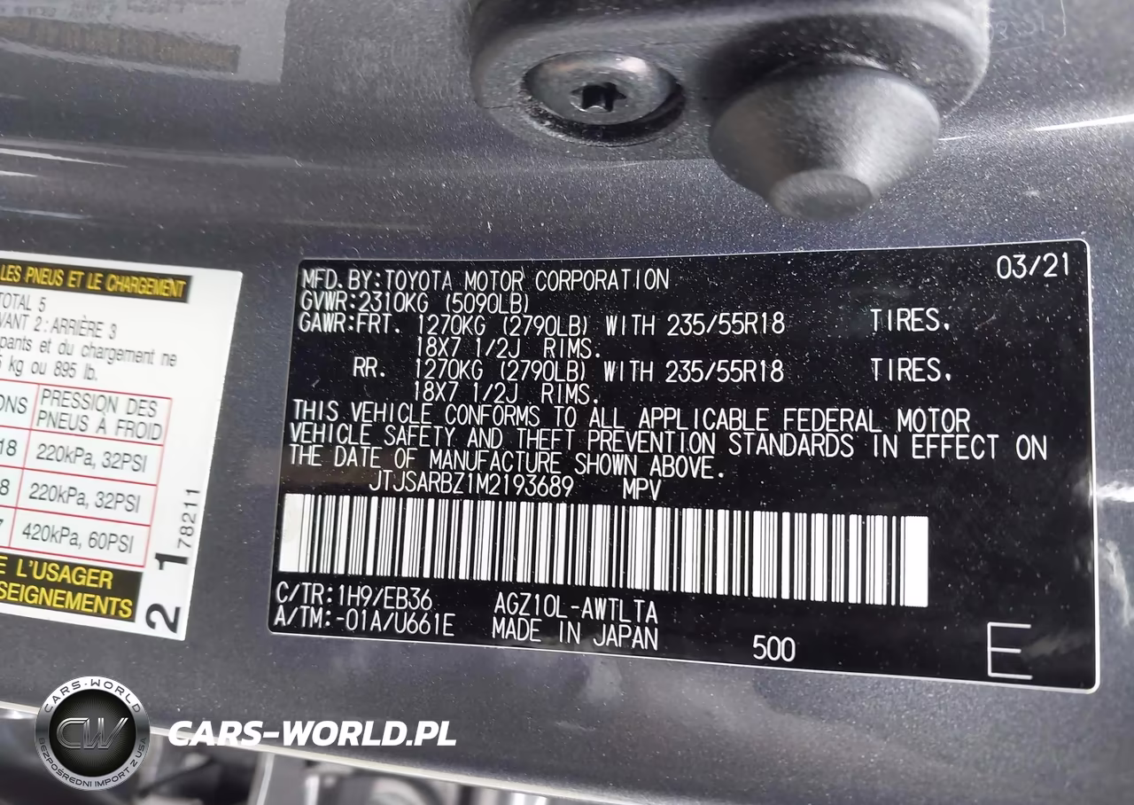 2021 Lexus Nx 300 F Sport VIN:JTJSARBZ1M2193689 - 9