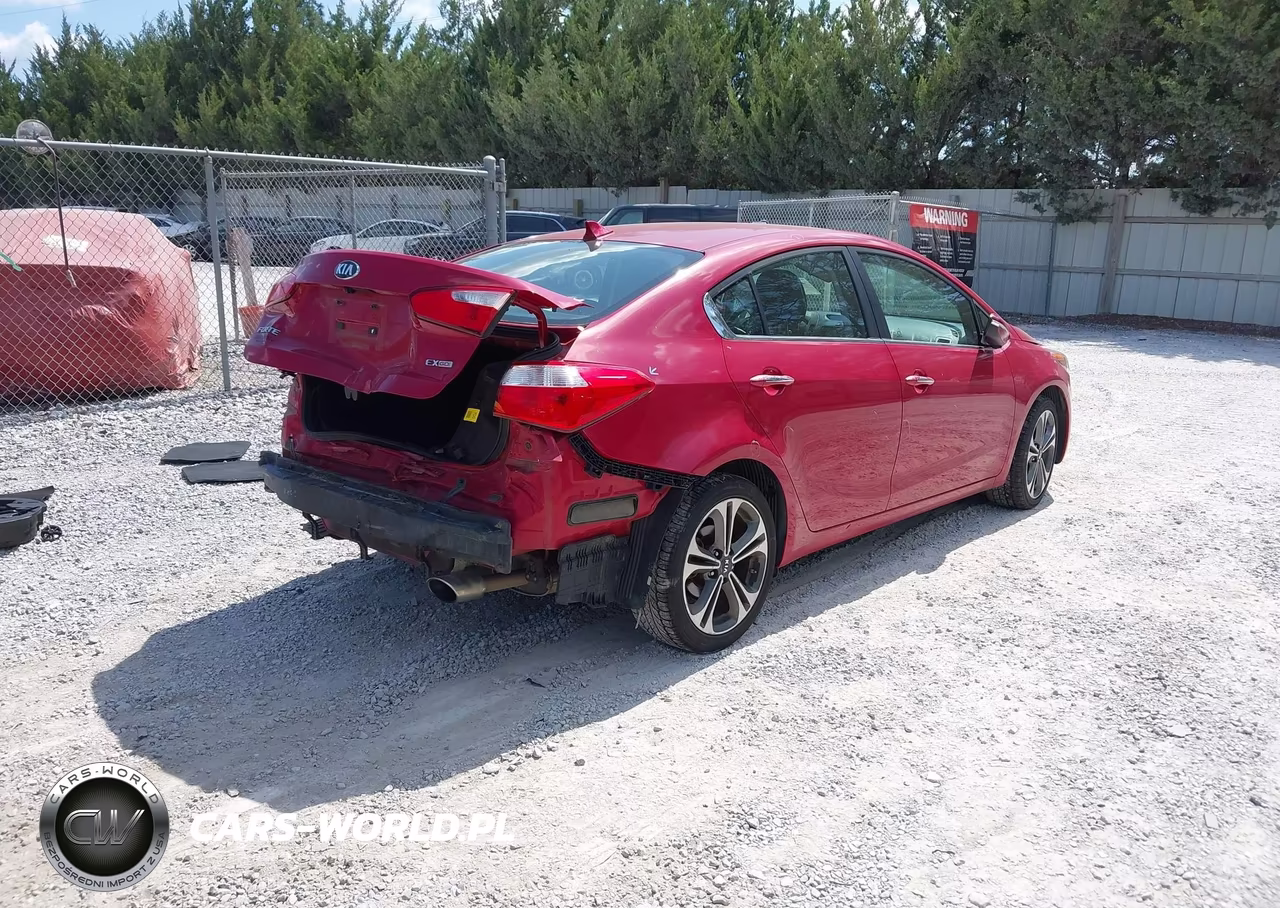 2014 Kia Forte Ex VIN:KNAFX4A81E5232020 - 4