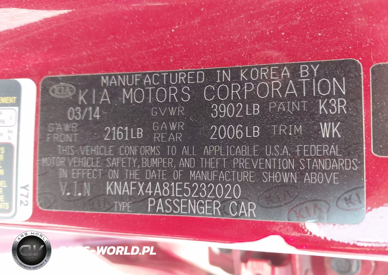 2014 Kia Forte Ex VIN:KNAFX4A81E5232020 - 9